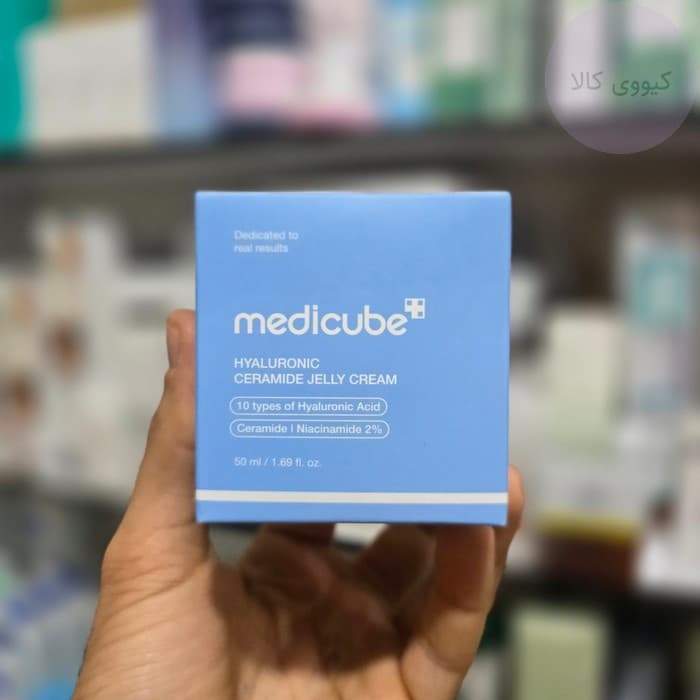 ژل کرم هیالورونیک اسید و سراماید مدی کیوب Medicube آبرسان و ترمیم کننده — تصویر ۷