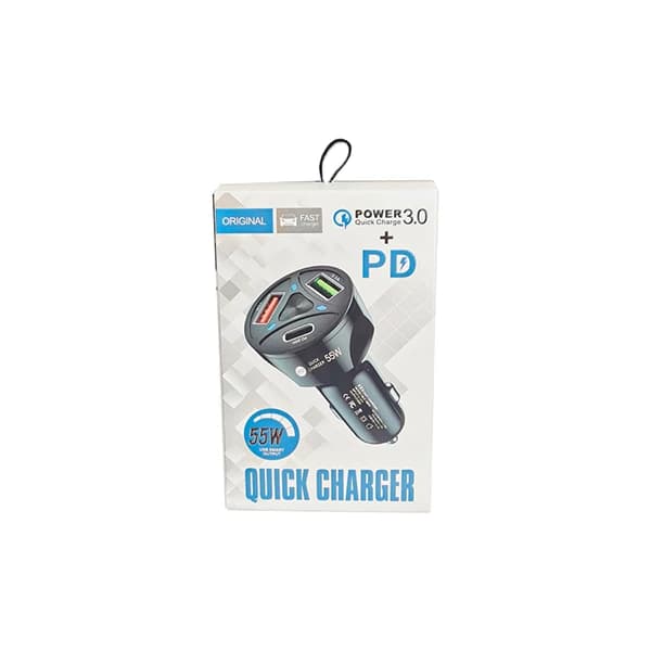 شارژر فندکی فست 55 وات مدل QUICK CHARGE 55W — تصویر ۸