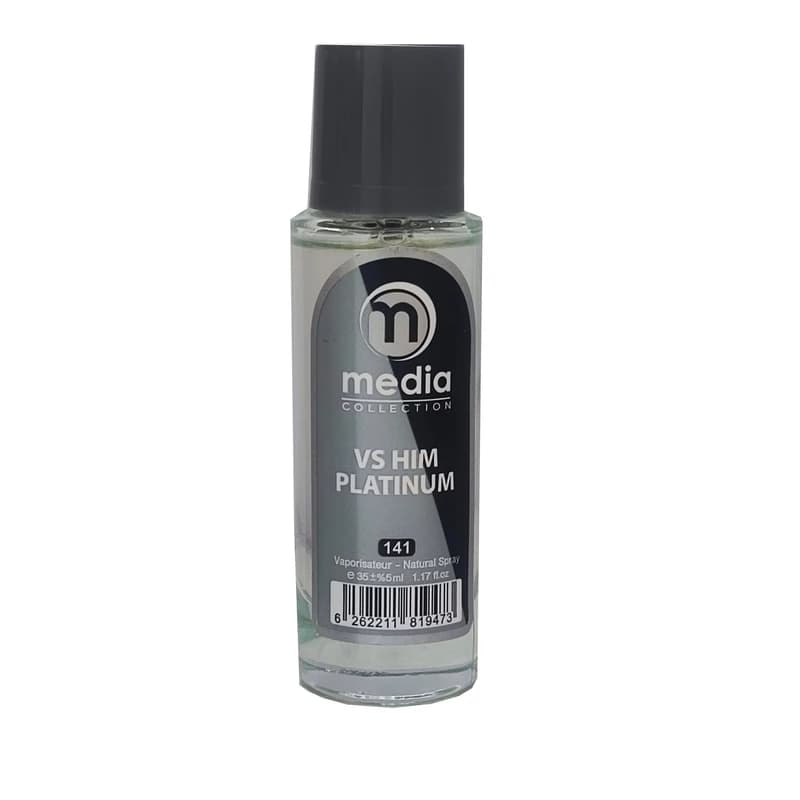 عطر جیبی مردانه مدیا مدل Platinum حجم 35 میلی لیتر