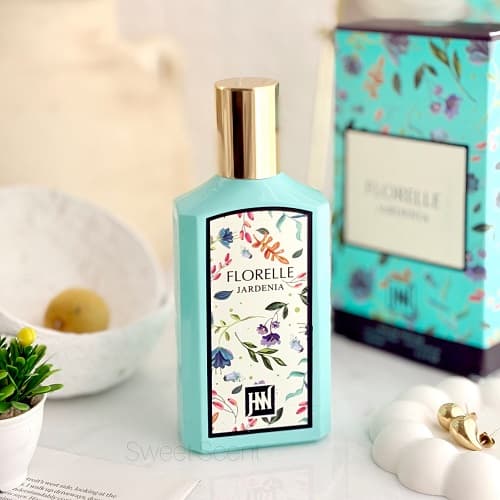 عطر ادکلن گوچی فلورا گورجس جاسمین(سبز) جانوین-جکوینز | Gucci Flora Gorgeous Jasmine (Jackwins) حجم 100 میل(شرکتی) — تصویر ۴