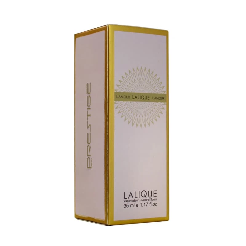 عطر جیبی زنانه نیو پرستیژ کالر مدل Lalique Lamour حجم 35 میلی لیتر — تصویر ۲