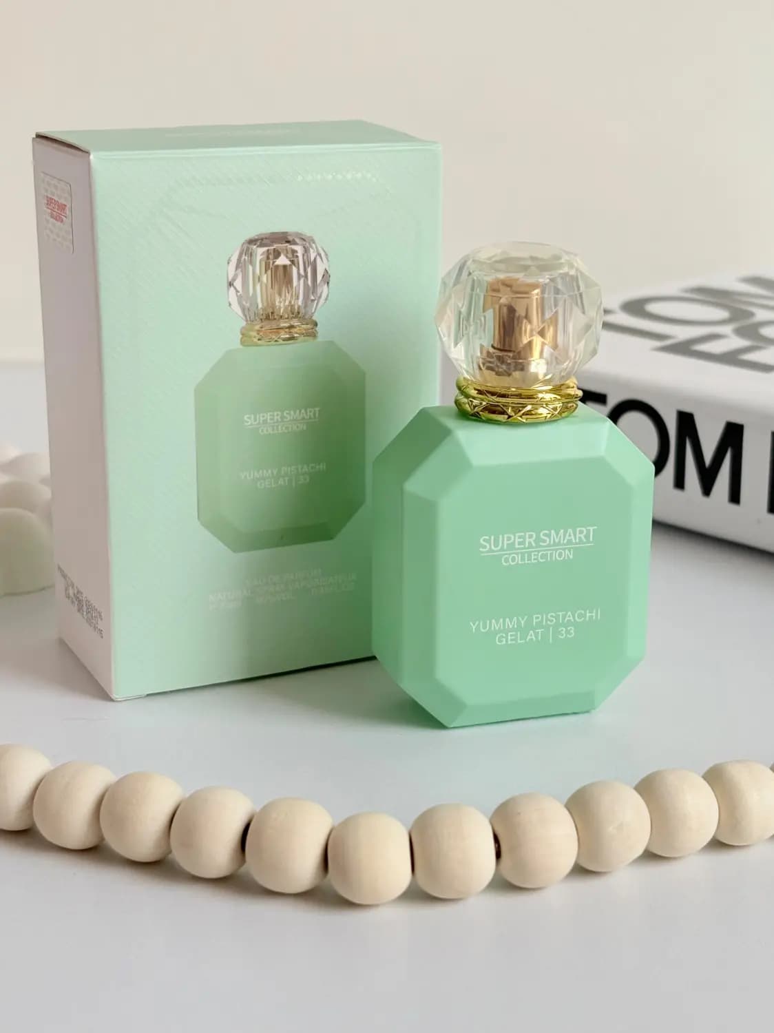 عطر ادکلن مینی کایالی یام پیستاچیو جلاتو 33 (سوپر اسمارت) | (Kayali Yum Pistachio Gelato 33 ( Super Smart حجم 25 میل(شرکتی) — تصویر ۵