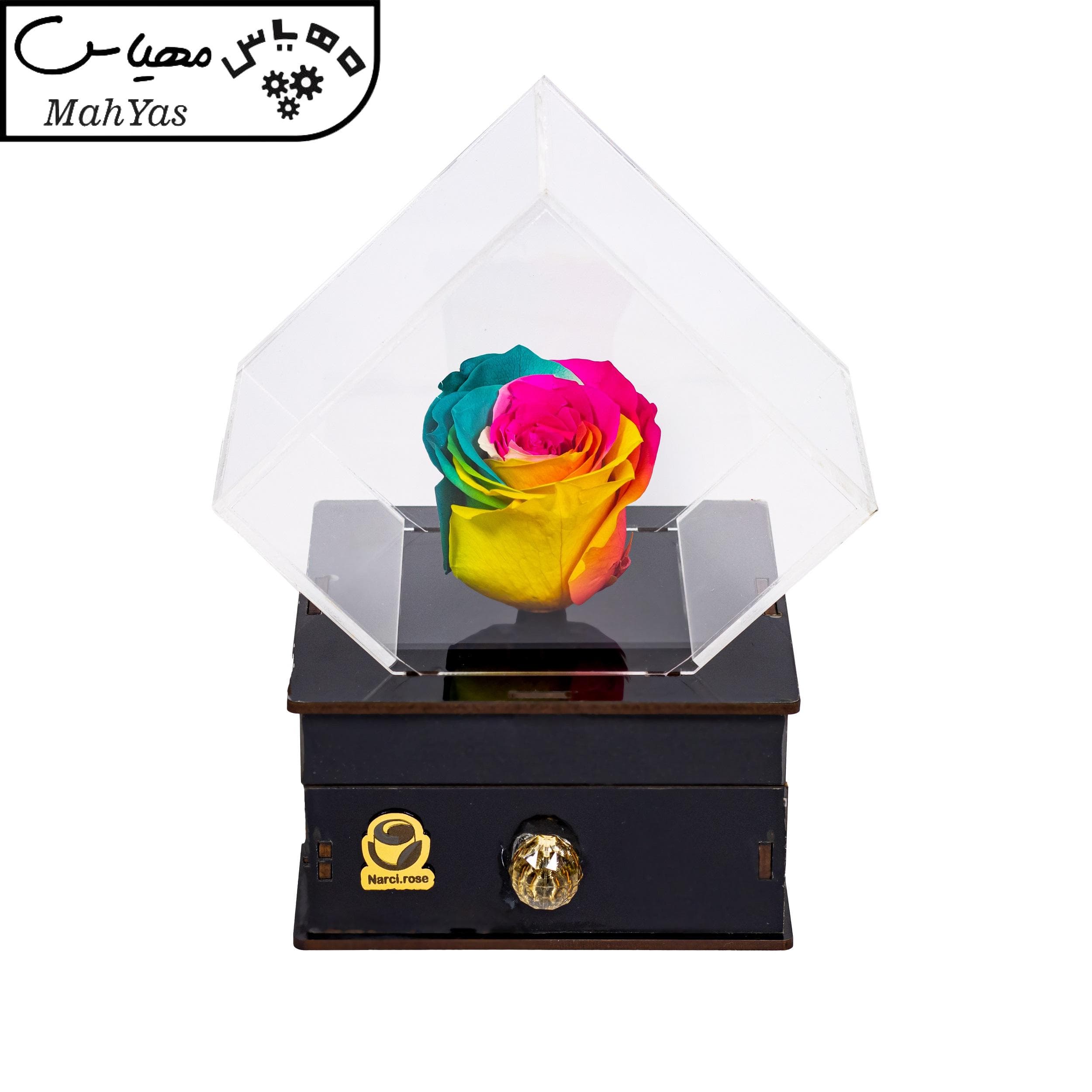 گل رز جاودان نارسی مدل دیاموند کد 501 — تصویر ۴