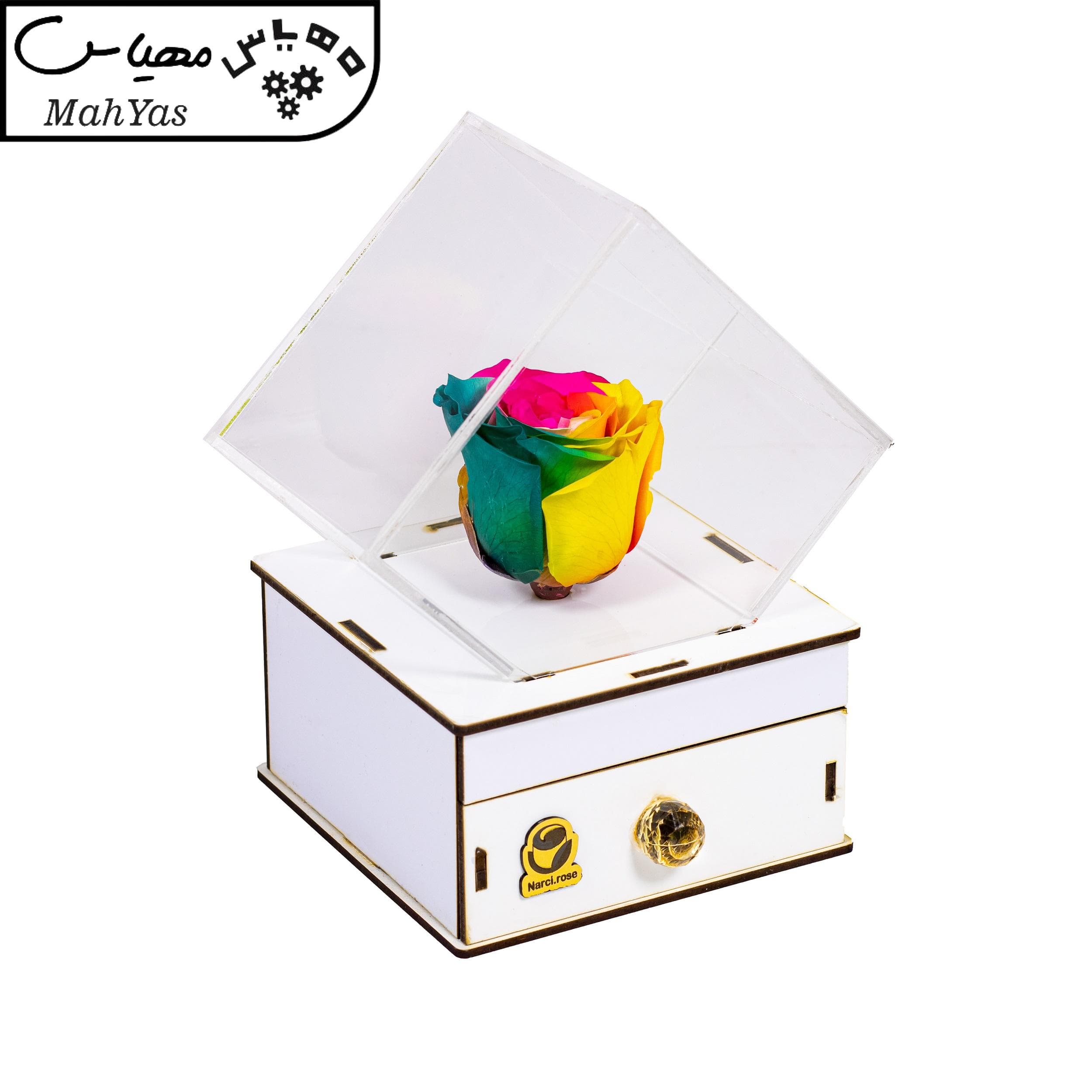 گل رز جاودان نارسی مدل دیاموند کد 501 — تصویر ۶