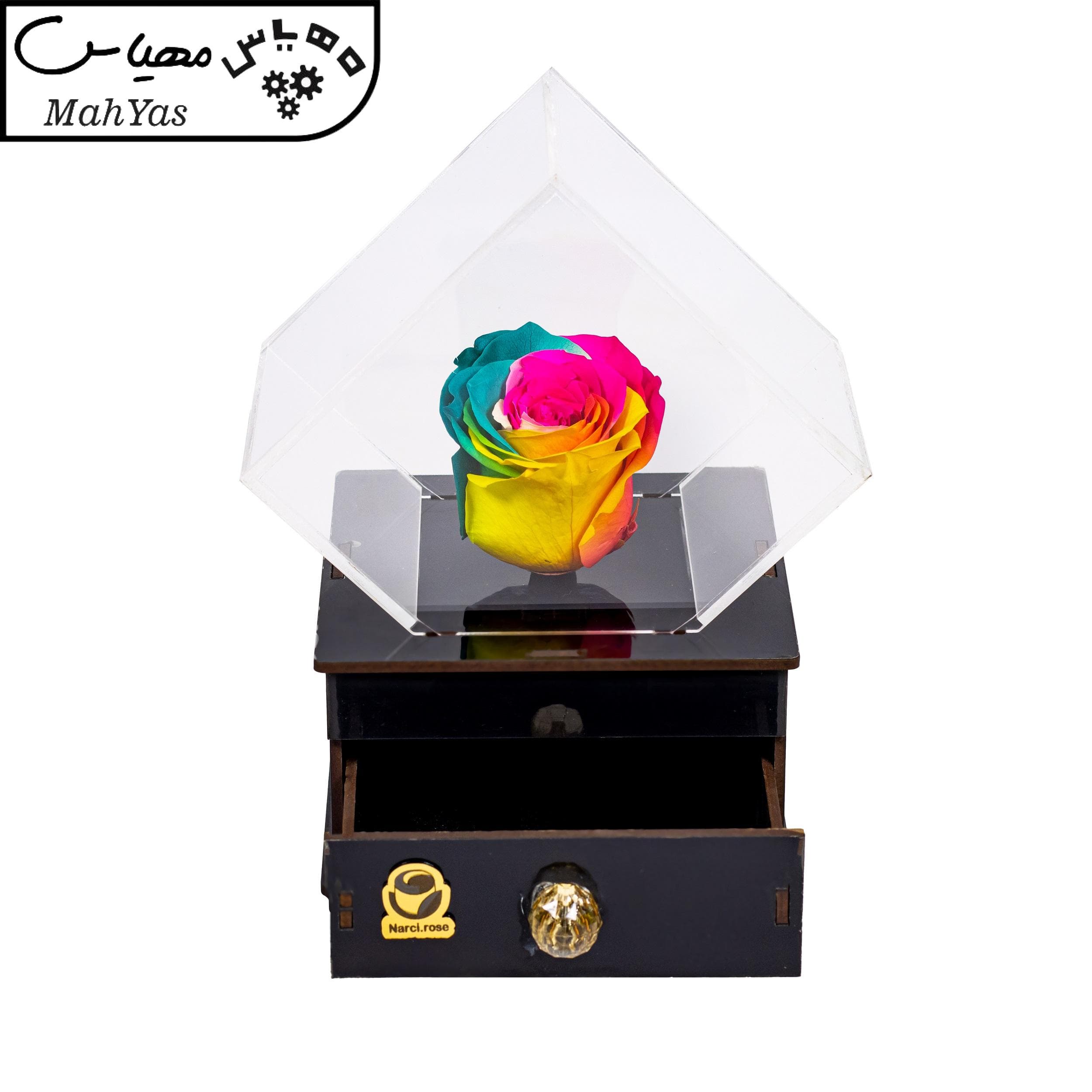 گل رز جاودان نارسی مدل دیاموند کد 501 — تصویر ۵