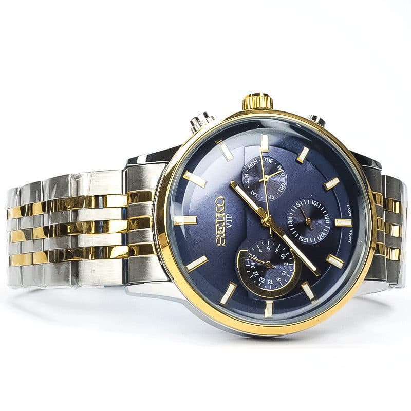 ساعت مچی سه موتور مردانه سیکو Seiko VIP SGB — تصویر ۲