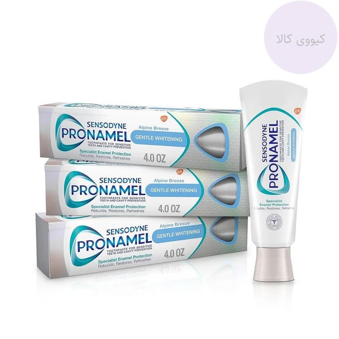 خمیر دندان سفید کننده ملایم سنسوداین Sensodyne مدل pronamel gentle whitening