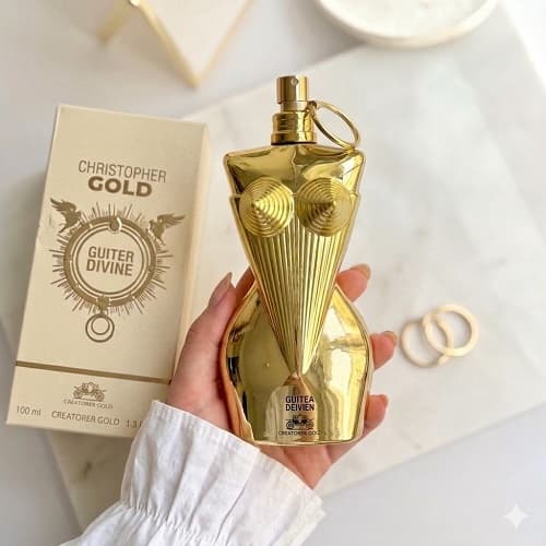 عطر ادکلن ژان پل گوتیه دیوین(دیواین) کریستوفر گلد | (Jean Paul Gaultier Divine (Christopher Gold حجم 100 میل(شرکتی) — تصویر ۵