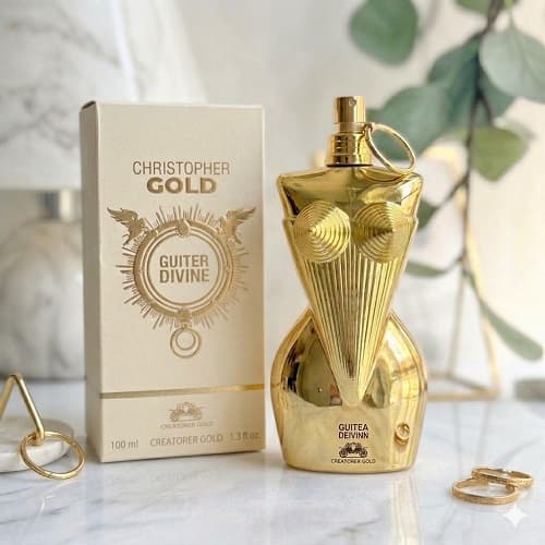 عطر ادکلن ژان پل گوتیه دیوین(دیواین) کریستوفر گلد | (Jean Paul Gaultier Divine (Christopher Gold حجم 100 میل(شرکتی) — تصویر ۴
