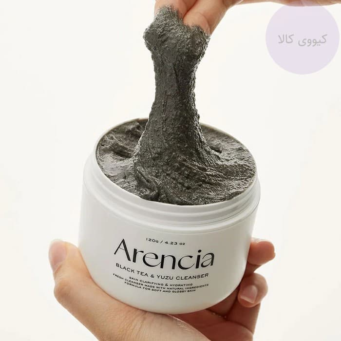 شوینده موچی چای سیاه و برنج آرنسیا Arencia مدل black tea and — تصویر ۳