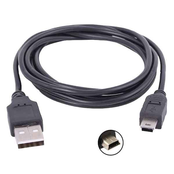 کابل USB به mini USB ذوزنقه دیتا دار — تصویر ۲