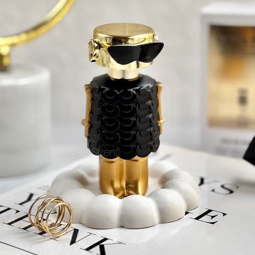 عطر ادکلن مینی پاکو رابان فیم(فم) پارفوم مشکی برند کالشکن | (Paco Rabanne Fame Parfum (Brand Collection حجم 25 میل کد 415(شرکتی) — تصویر ۴