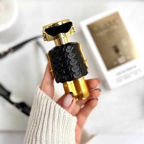 عطر ادکلن مینی پاکو رابان فیم(فم) پارفوم مشکی برند کالشکن | (Paco Rabanne Fame Parfum (Brand Collection حجم 25 میل کد 415(شرکتی) — تصویر ۲