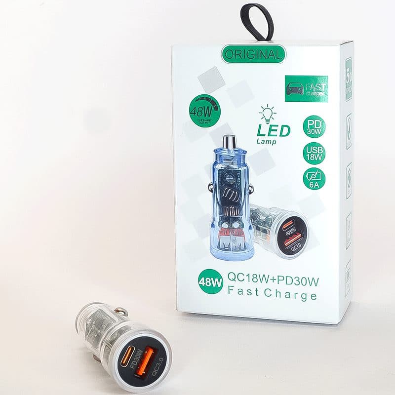 شارژر فندکی ۲ پورت اورجینال فست 48W ORIGINAL — تصویر ۴