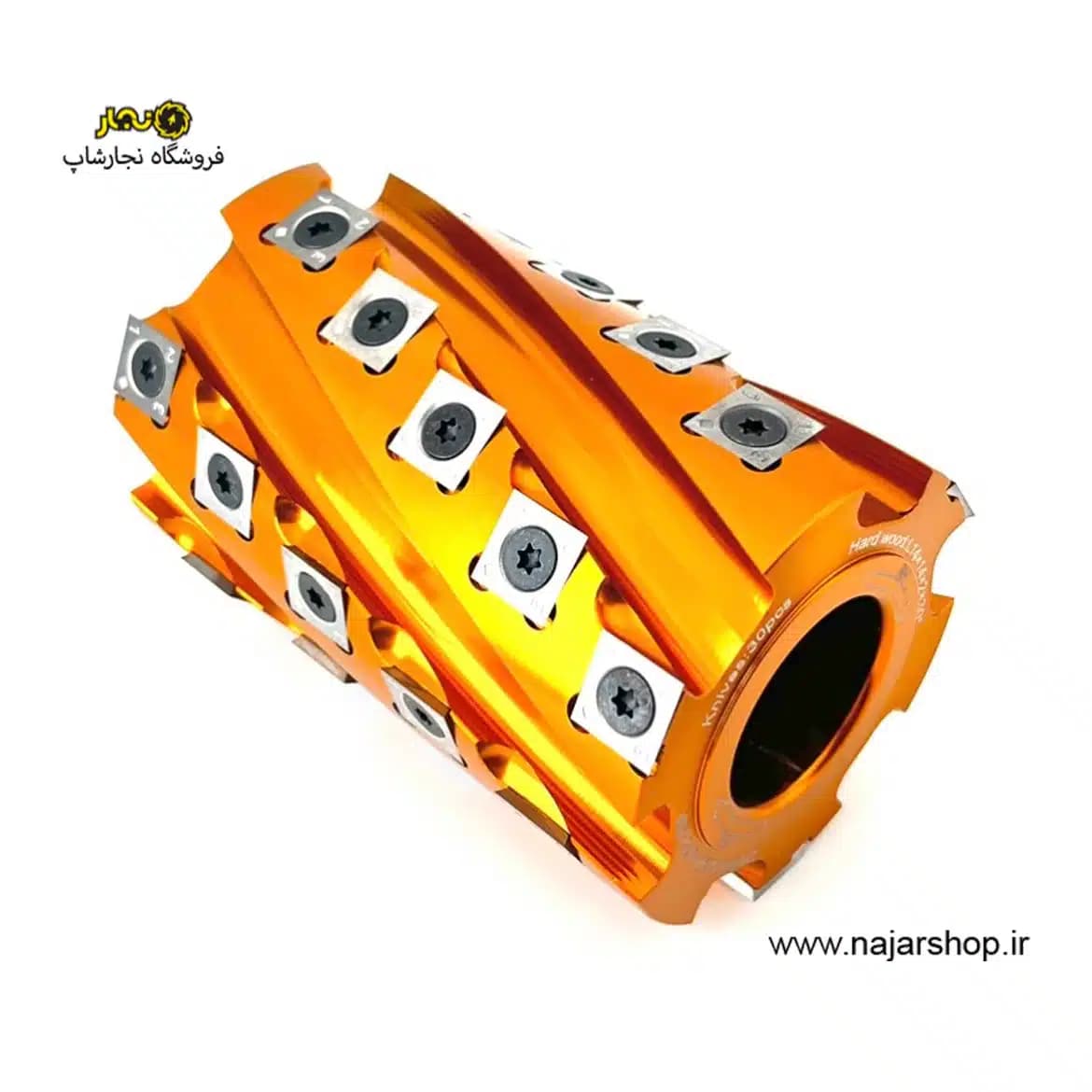 توپی فرز پرداخت قطر 8 کارگیر 12 تورنادو کد T8012035-535 — تصویر ۳