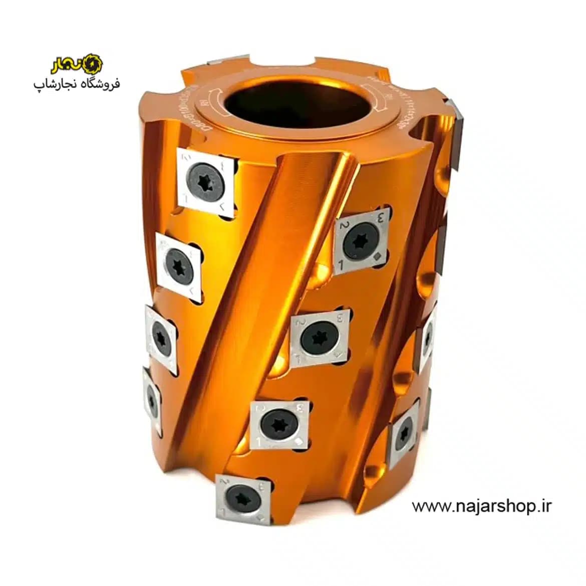 توپی فرز پرداخت قطر 8 کارگیر 10 تورنادو کد T8010035-535