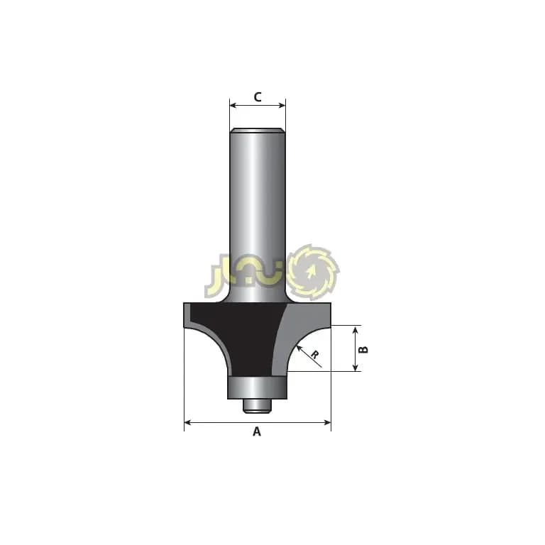 تیغ بانکی قطر 16.7 شعاع 2 تورنادو کد T061612-602F — تصویر ۲