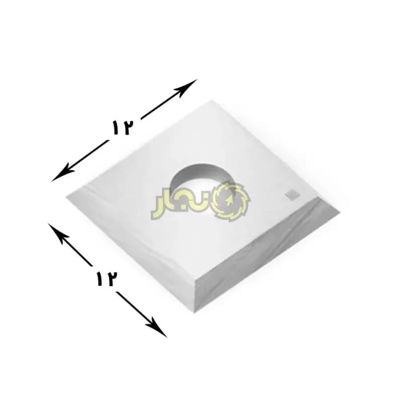 تیغچه چهارگوش 1/5*12*12 چهار لب تیز کد 121215