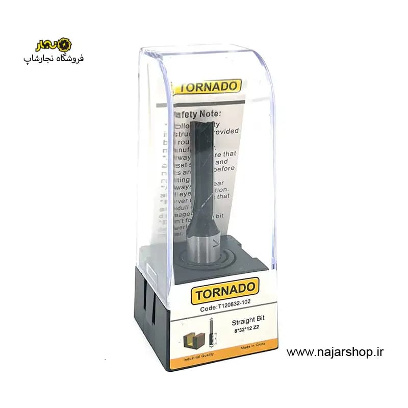 تیغ شیارزن قطر 8 کارگیر 32 تورنادو کد T120832-102 — تصویر ۱۲