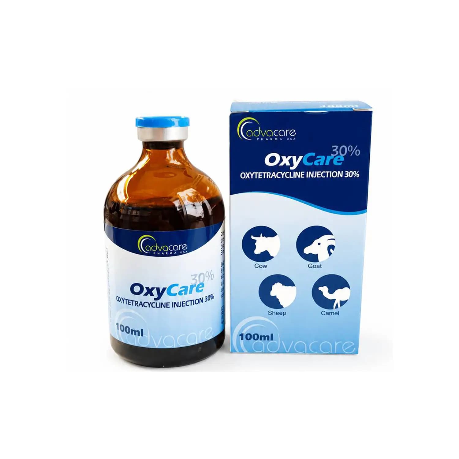 اکسی‌تتراسایکلین تزریقی ۳۰٪ OxyCare (100ml) – Advacare