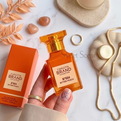 عطر ادکلن مینی تام فورد بیتر پیچ(نارنجی) برند کالکشن | Tom Ford Bitter Peach Brand Collection حجم 25 میل کد 604 (شرکتی) — تصویر ۳