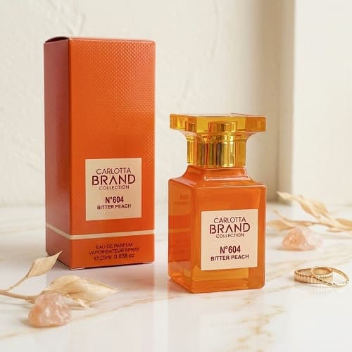 عطر ادکلن مینی تام فورد بیتر پیچ(نارنجی) برند کالکشن | Tom Ford Bitter Peach Brand Collection حجم 25 میل کد 604 (شرکتی) — تصویر ۲
