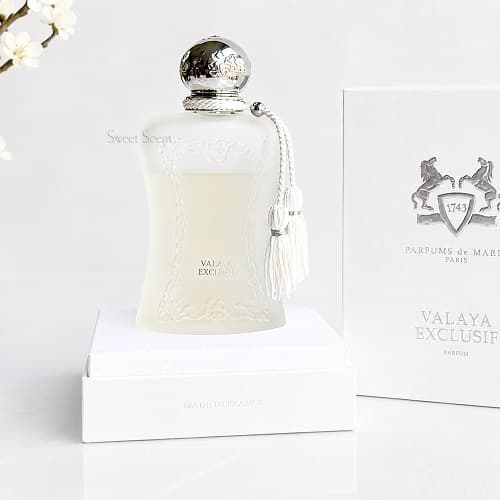 ادوپرفیوم هاردباکس ادکلن زنانه پارفوم د مارلی والایا اکسکلوسیف | PARFUMS de MARLY Valaya Exclusif حجم 75 میل و دکانت 5, 10 میل(هایکپی مستر کوالیتی) — تصویر ۱۰