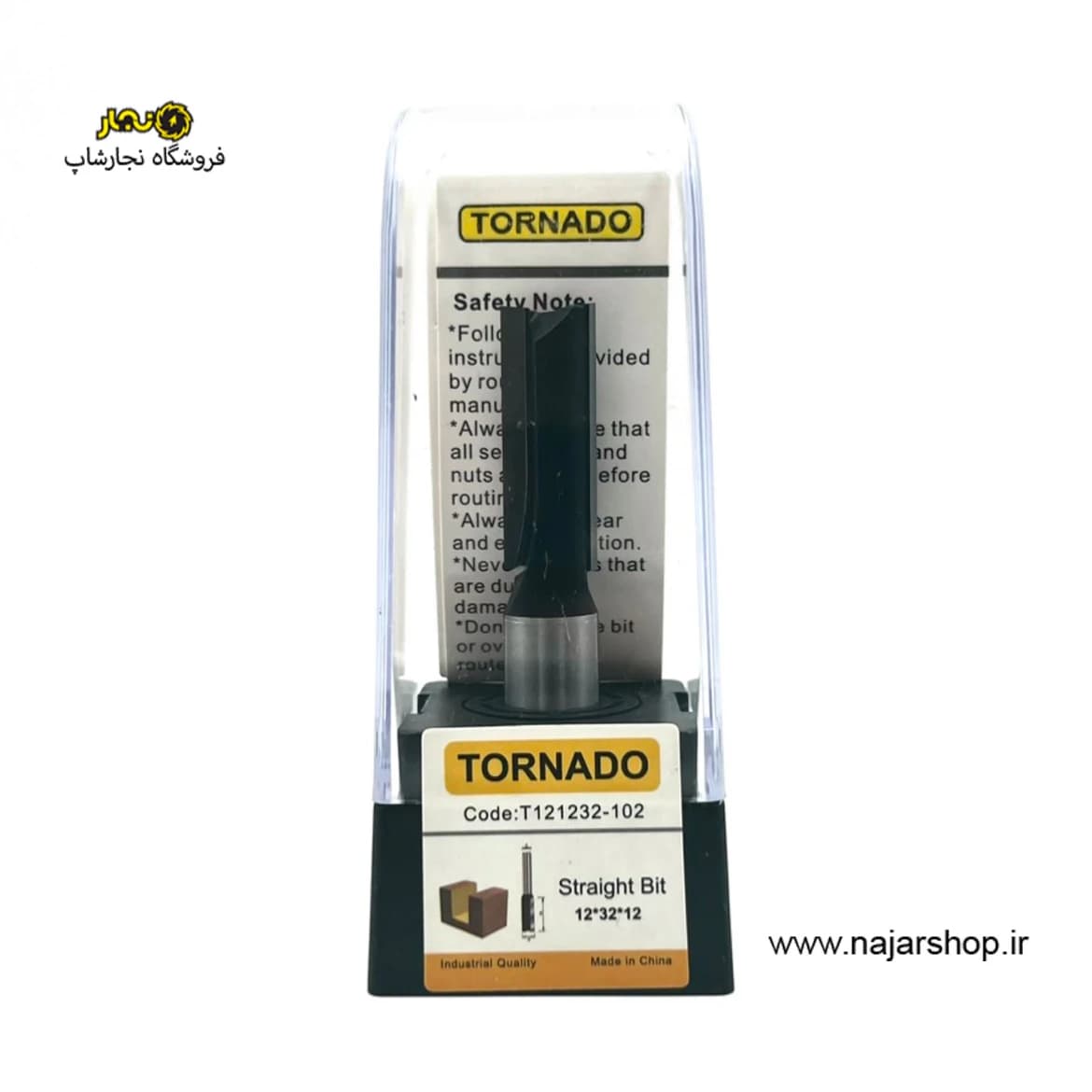 تیغ شیارزن قطر 12 کارگیر 32 تورنادو مدل T121232-102 — تصویر ۸
