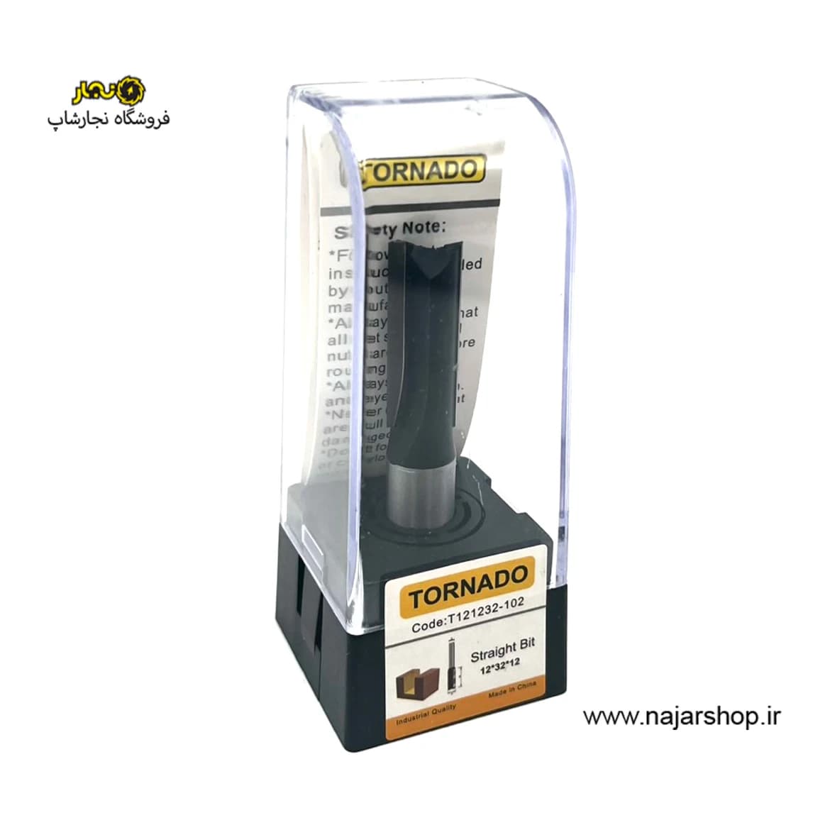 تیغ شیارزن قطر 12 کارگیر 32 تورنادو مدل T121232-102 — تصویر ۴