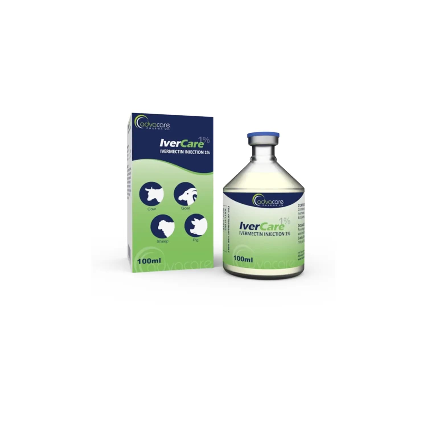 محلول تزریقی ادواکر ایورمکتین (Iver Care 1%) – ضدانگل دام