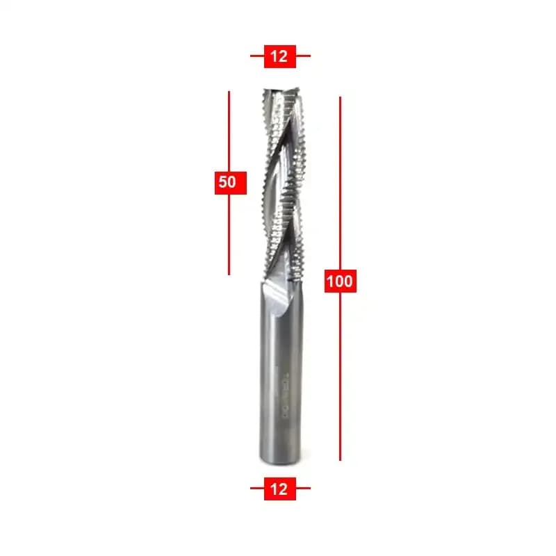 تیغ فرز خشن‌تراش سه پر قطر 12 تورنادو کارگیر 50 — تصویر ۵