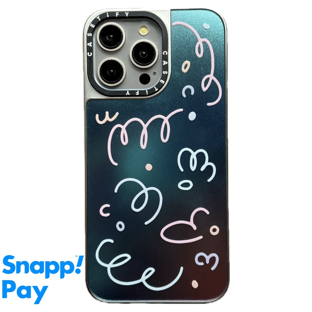 قاب آیفون طرح Casetify Artists مدل کروم ضد زردی — تصویر ۲