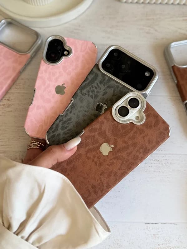 قاب آیفون طرح پلنگی leopard luxe (رنگ مشکی)