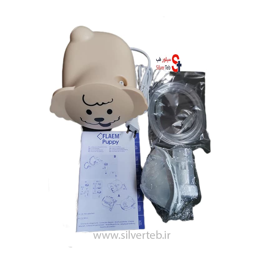 دستگاه نبولایزر فلیم مدل پاپی (FLAEM Puppy) ایتالیایی — تصویر ۵