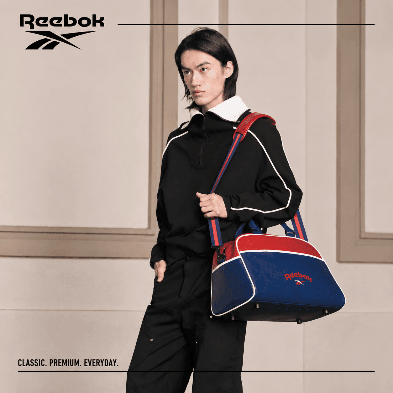 ساک ورزشی اسپرت ریباک مدل Reebok Retro Block Travel Bag Leather Duffel Bag 300114 — تصویر ۱۰