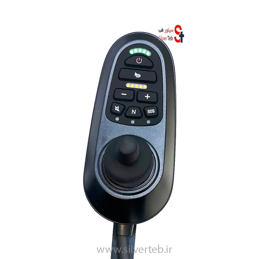 ویلچر برقی زنیت مد مدل (110A(D آلومینیومی تاشو — تصویر ۳