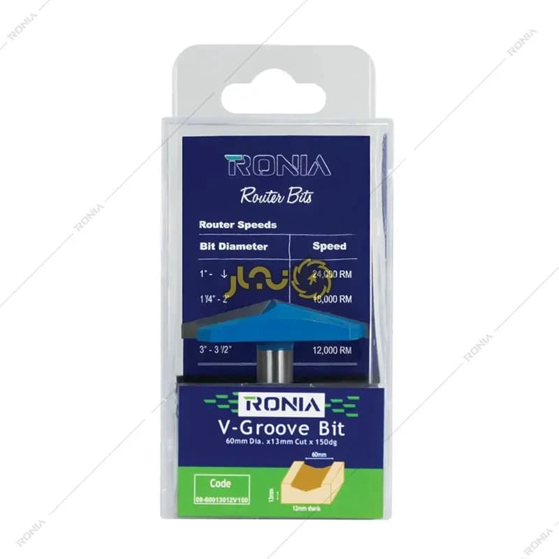 تیغ فرز حکاکی قطر 60 کارگیر 13 رونیا مدل 09-60013012V150 — تصویر ۴