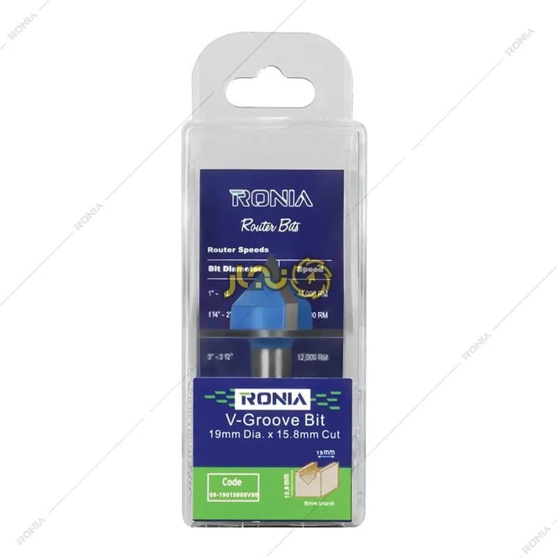 تیغ فرزحکاکی قطر 19 کارگیر 15.8 رونیا مدل 09-19015808V90 — تصویر ۲
