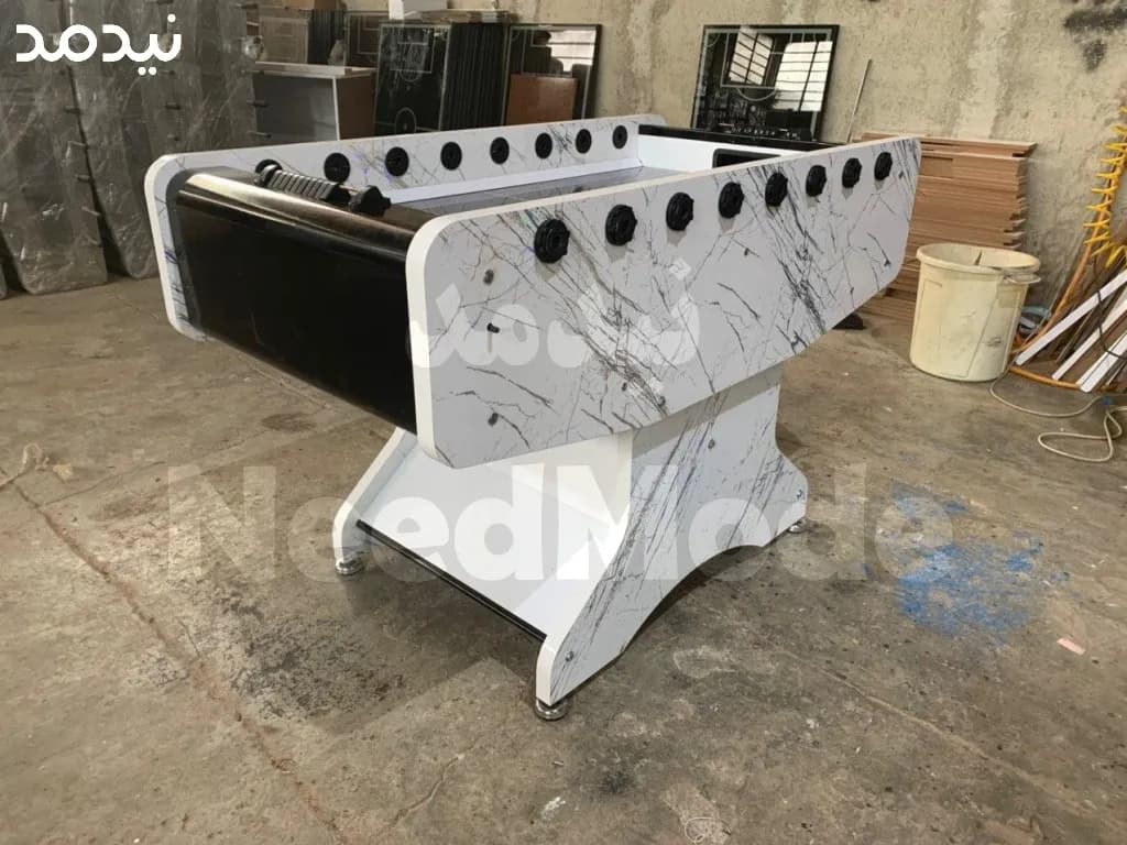 فوتبال دستی کلاسیک لاکچری کله فلزی نیدمد — تصویر ۵
