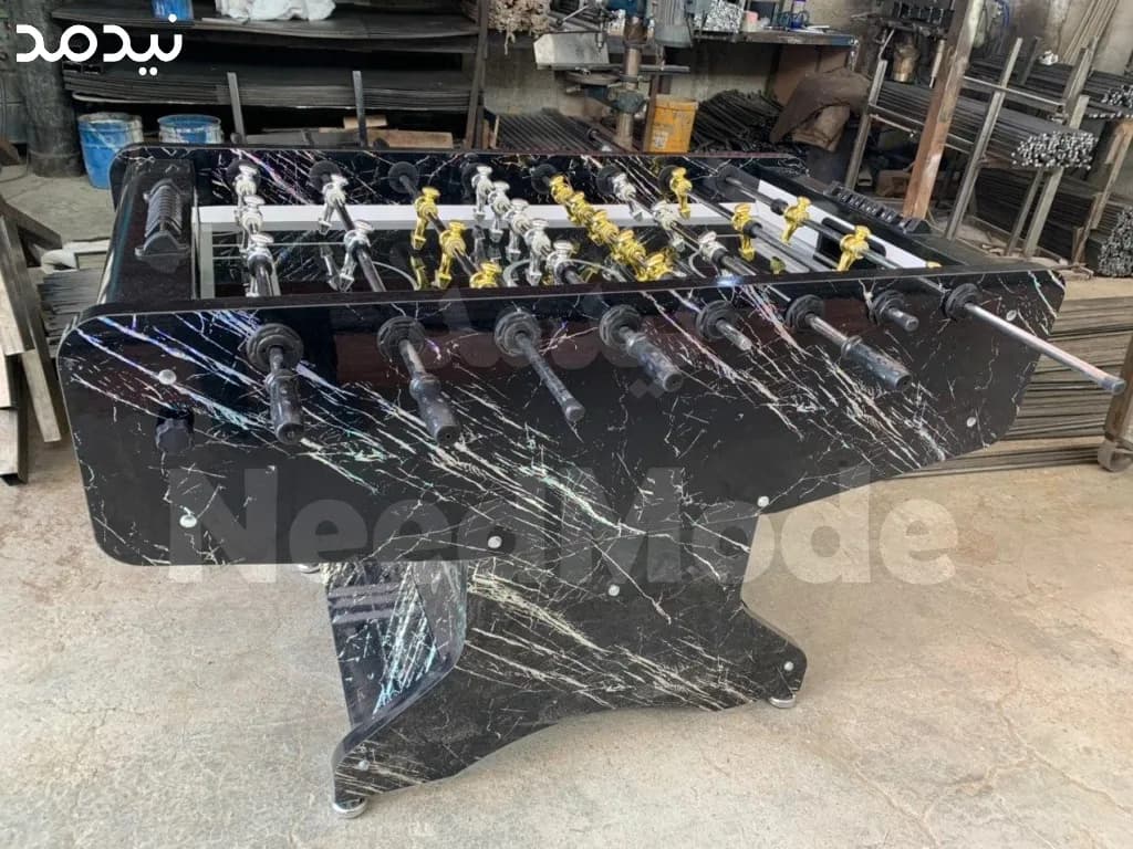 فوتبال دستی کلاسیک لاکچری کله فلزی نیدمد — تصویر ۶