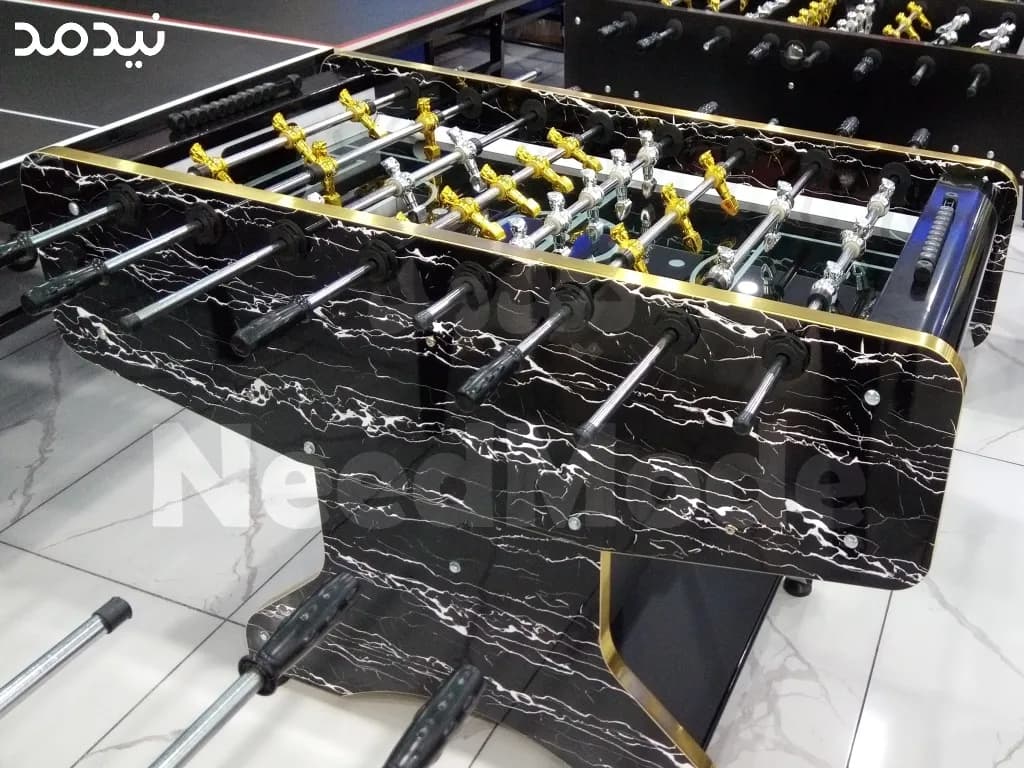 فوتبال دستی کلاسیک لاکچری کله فلزی نیدمد — تصویر ۳