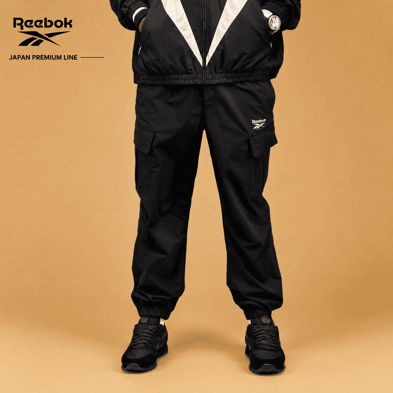 شلوار مردانه ریباک مدل Reebok Outdoor Casual Sports Cargo Paratrooper Pants with Elastic Cuffs – Loose-Fit 200159 — تصویر ۵