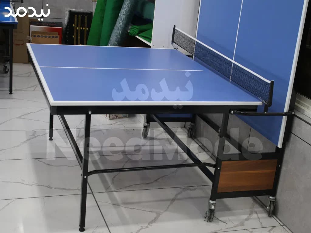 میز پینگ پنگ ارزان چرخدار 16 میل تاشو نیدمد — تصویر ۹