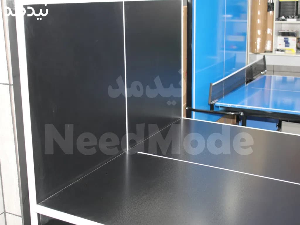 میز پینگ پنگ مشکی 25 MDF تاشو 8 چرخ — تصویر ۱۱