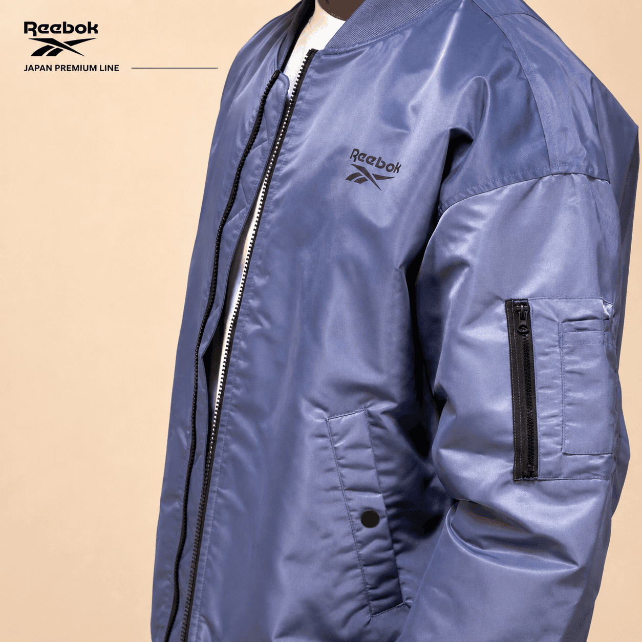 ژاکت مردانه ریباک مدل Reebok American Retro Woven Baseball Jacke 200144 — تصویر ۸