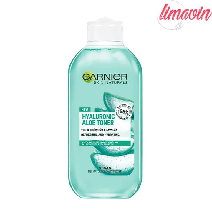 تونر پاک کننده صورت گارنیه مدل Aloe حجم 200 میلی لیتر — تصویر ۵