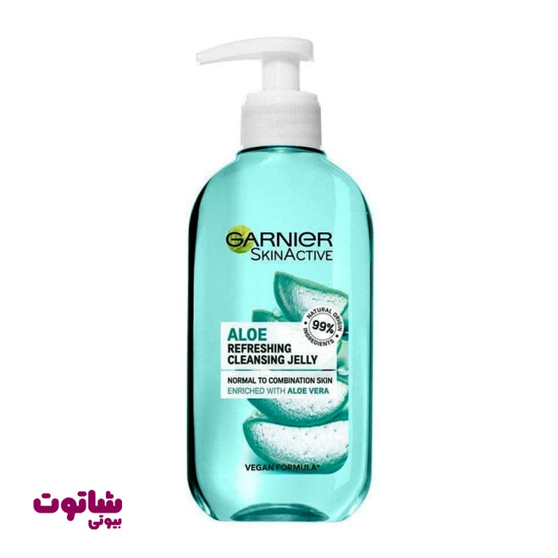ژل شوینده صورت گارنیه aloe vera botanical حجم 200 میل — تصویر ۳
