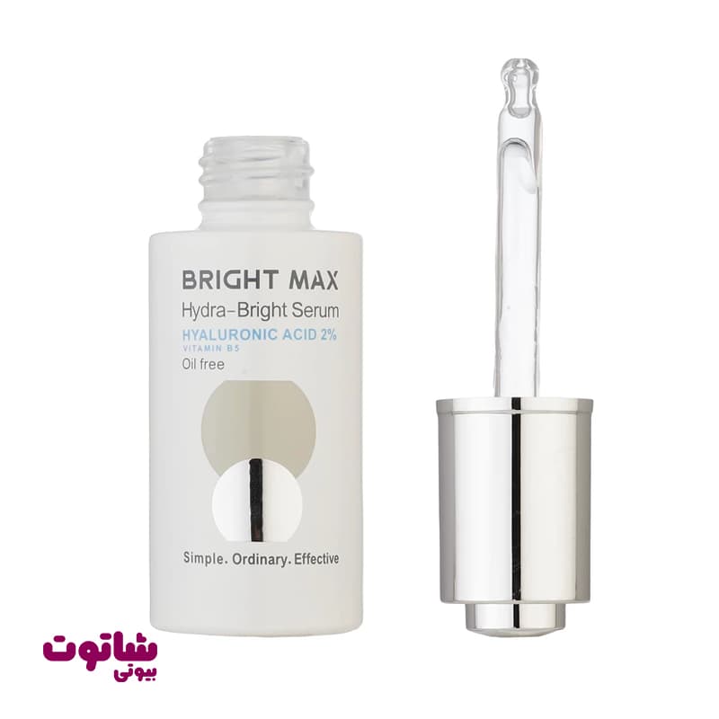 سرم پوست برایت مکس مدل Hyaluronic acid 2% حجم 30 میلی لیتر — تصویر ۴