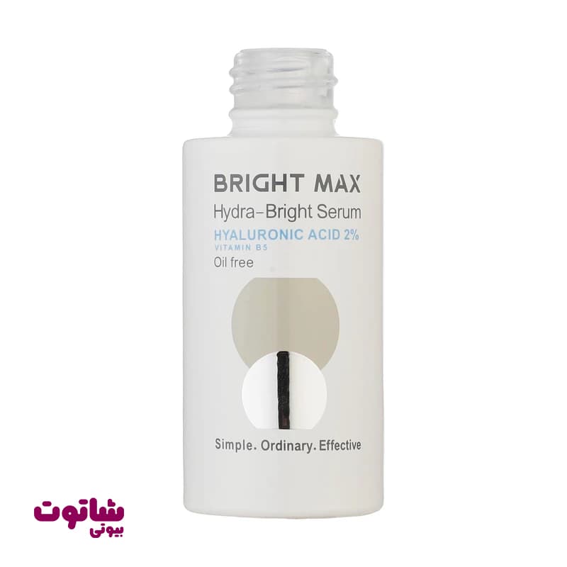 سرم پوست برایت مکس مدل Hyaluronic acid 2% حجم 30 میلی لیتر — تصویر ۳
