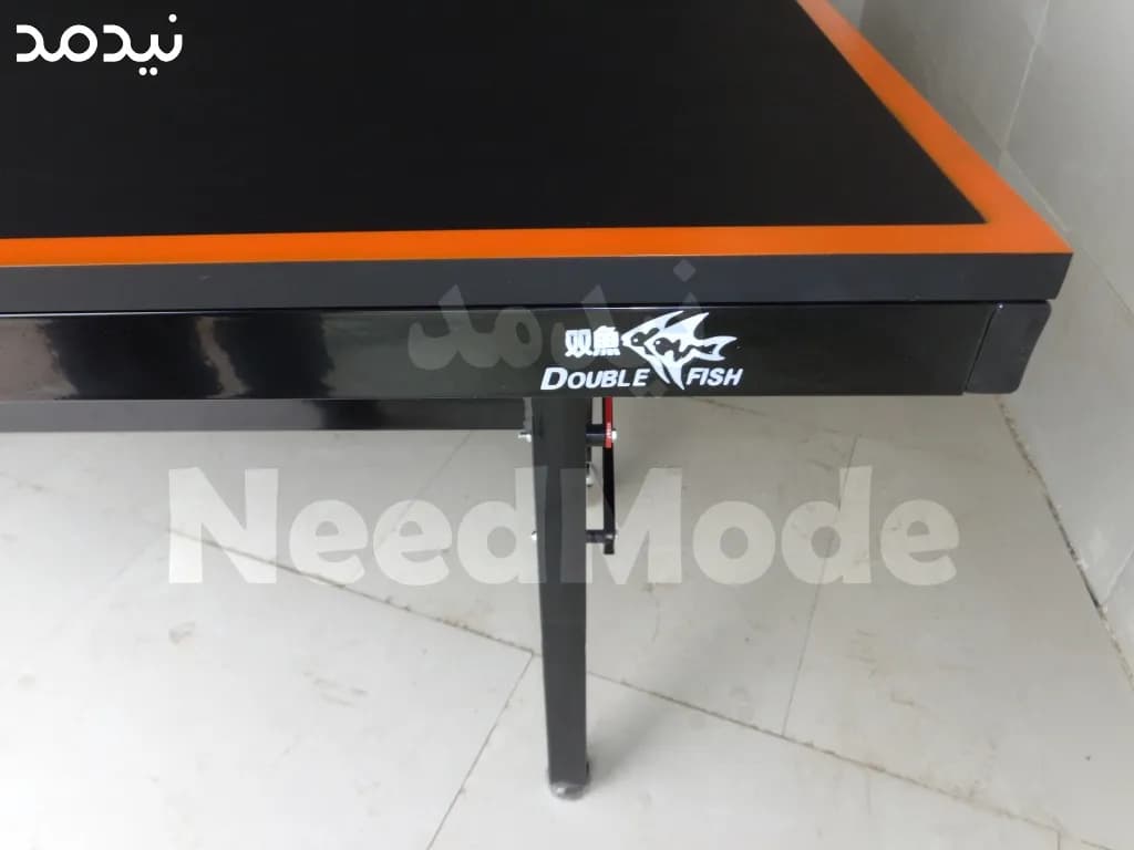 میز پینگ پنگ دبل فیش 25 میل مشکی تاشو مدل جدید — تصویر ۶